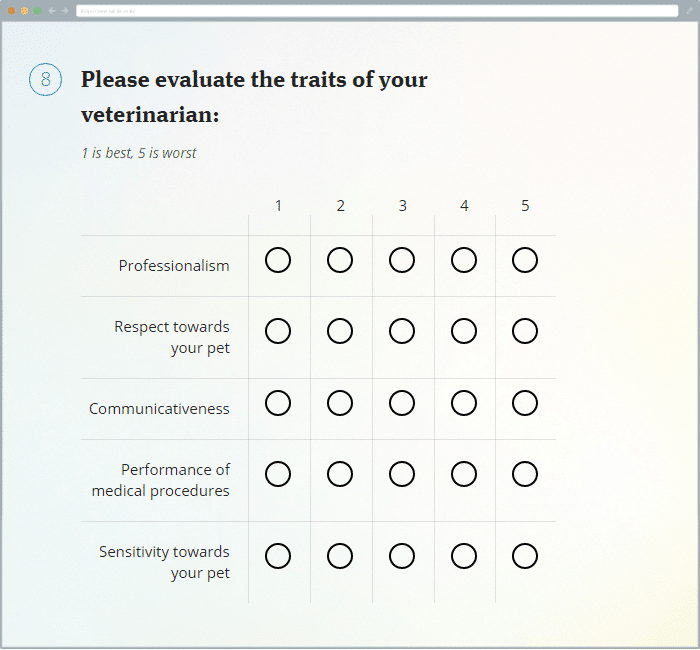 Question Grids question